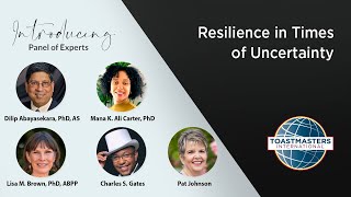 Resilience in Times of Uncertainty