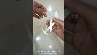 Paper strip experiment | paper strip loop cutting at 1/3 line | Paper trick | Part - 10 | #shorts