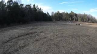 Kfx450 go pro  ripping field