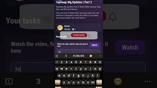Tapswap Code: Tapswap Big Update Part 2 Tappy Explained
