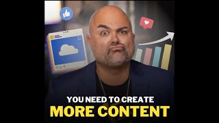 You need to create more content