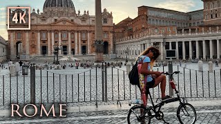 Walking in Rome - Colosseum, Old Rome, Vatican - City Walk Ambience