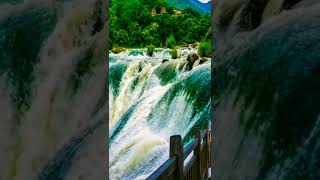 waterfall🔥mountain waterfall amazing views🔥wattsapp status video🔥shorts ♨viral video