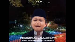 Beautiful video Reading qur'an  Alqari Mohammad Nadhir Asgar  International