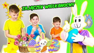 🐰🐣 PRZYSZEDŁ WIELKANOCNY ZAJĄCZEK I PRZYNIÓSŁ JAJKA Z NIESPODZIANKĄ! BRACIA SZMYT BAJKI DLA DZIECI