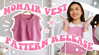 *Pattern Release* Introducing Awan Vest & Chatting About My First Pattern ☁️💖