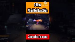 3 New mini Uzi gun skin | free fire #shorts #freefire #viral