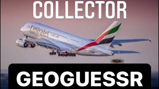 Playing Geoguessr! Airports all over the world map! A BAD GAME! Emirates Collector