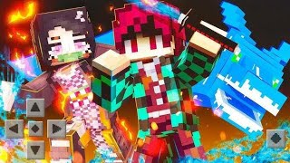 Minecraft pe Demon Slayer Mod ! Minecraft pe Demon Slayer Addon ! MCPE Anime Mod !