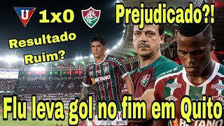 Fluzão perde em Quito. Pênalti não marcado, revolta os tricolores. Semana que vem é no Maraca. 🇭🇺🇭🇺