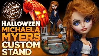 Greatest Showman and Michael Myers Custom Doll Stands