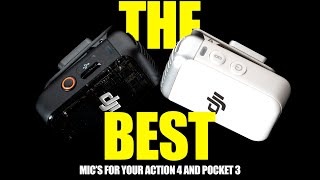 The best mic’s for your Dji action 4 and pocket 3!