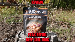 Review:  Peak Refuel Chili Mac