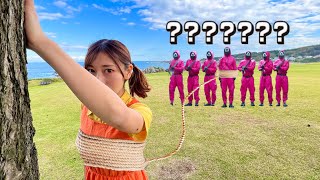 KIDNAPPED GIRL ! FUNNY SQUID GAME IN REAL LIFE 🤪 Pro Squid Game Players | Squid Game Challenge