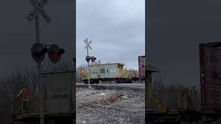 CSX 900045 transfer Caboose in New River yard