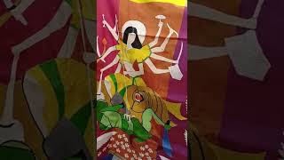 Exclusive Kantha stitch sarees for Durga Puja