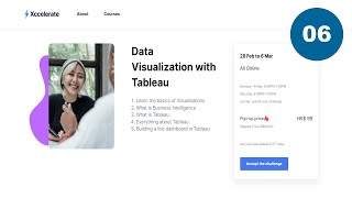 Xccelerate's Data Visualization with Tableau 7-Day Challenge Day 06