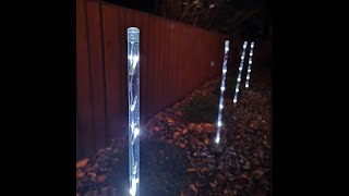 Digital LED Pathfinder Lights Cool White Christmas Decoration for Garden