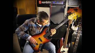 Fretless Ghost Bass  "Jaco Jazz" - Nordstrand rewound vintage pickups.