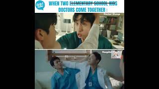 Kids dressed in scrubs 🤣 #doctorslump #hospitalplaylist #kdrama #kdramaedit #kdramameme