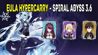 [Genshin Impact] | Eula Hypercarry - Spiral Abyss 3.6 | First Half - Floor 12