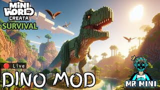 Awal Survival di Dunia Dinosaurus ( DINO Mod ) #1 - Live