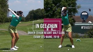 In Gee Chun Golf Swing Driver (DTL & FO), Evian Championship, Evian-les-Bains, July 2019.