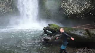 Cliff Jumping at Multnomah Falls