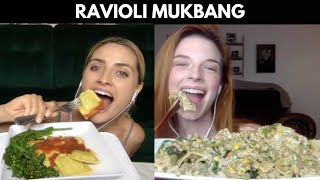 RAVIOLI PASTA MUKBANG!