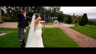 Hannah and Rogan Wedding highlights- Fingask Castle, Perth