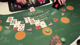 $1000 LIVE Blackjack Session in Vegas