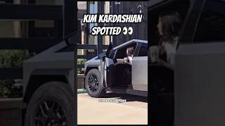 Kim Kardashian SPOTTED  in Her New TESLA CYBERTRUCK 😳🧐