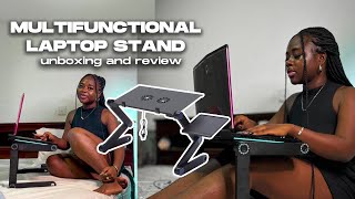 ADJUSTABLE FOLDABLE LAPTOP STAND| UNBOXING AND REVIEW