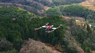 山の中で高速大型機を追いかけて / DJI MAVIC PRO / 日本