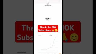 Thanks for 10K Subscriber😊 #shorts #ytshorts #viral #trendingshorts #dream #1k #happy #like #10k#upp