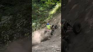 Blue Panther with a broken hand!! #wellsville #ohio #freeride #hillclimb #hillkillers