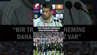 🎙️ van Bronckhorst: Bir transfer dönemi daha gerekiyor. #shorts #futbol #beşiktaş