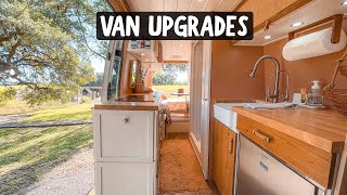 After living in our DIY VAN for 1 year, these are the changes we've made