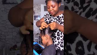 Trending back to school hairstyle on my Adanna. Kids hairstyle 😻 /Natural hair hairstyles.