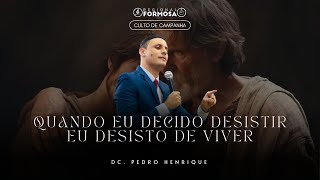 QUANDO EU DECIDO DESISTIR EU DESISTO DE VIVER - DC, PEDRO HENRIQUE.