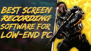 Best Screen Recording Software for Low-End PC| Dual-Core CPU