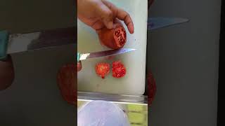 #asmr #slicing pomegranate fruits #viral #fruits #shortvideo