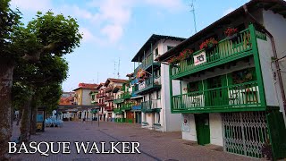 Hondarribia (Gipuzkoa) - Old town to the beach | Walking tour Basque Country 4K