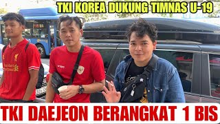 TKI KOREA DUKUNG TIMNAS U-19 LAWAN KOREA SELATAN