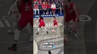 Caitlin Clark Calls GAME #wnba #basketball #caitlinclark