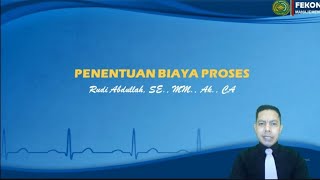 Penentuan Biaya Proses