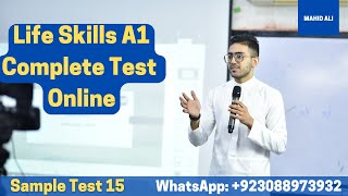 IELTS Life Skills A1 Sample Test 15 Complete │ Speaking and Listening │ Online Test 2024 │ Mahid Ali