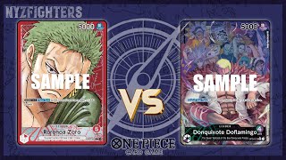 🏴‍☠️ Warlord vs. Swordsman ⚔️: Donquixote Doflamingo vs. Roronoa Zoro 🗡️ One Piece Card Game