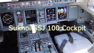 Сухой Суперджет SSJ 100. кабина в деталя.