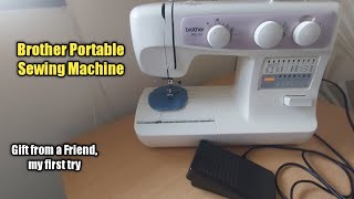 Brother px-110 with 15 different stitch design (portable) first try